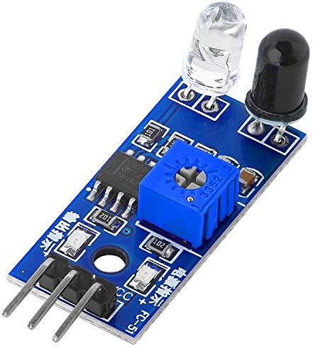 AZDelivery IR Infrarot Modul für Hinderniserkennung Abstand Sensor kompatibel mit Arduino und Raspberry Pi inklusive eBook!