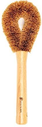 Wild & Stone Brosse à Vaisselle en Fibre de Coco | Récureur Avec Poignée | Nettoyage Écologique et Durable