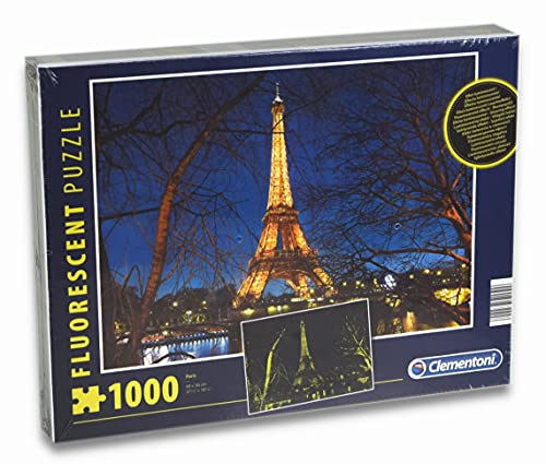 Clementoni 97241 - Puzzle - Paris (fluoreszierend, 1000 Teile)