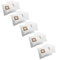 vhbw 50x sacchetto compatibile con LG Electronics Extron V 3300, Extron V 3310 aspirapolvere - in microfibra, 30,5cm x 17cm, bianco