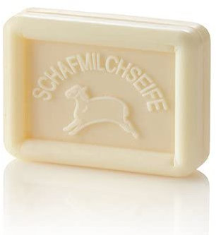 OVIS Schafmilchseife 100g -Wiesenduft -Reinigung und Pflege mit Schafmilch in Papierverpackung / zero waste ohne Mikroplastik oder Mineralöl