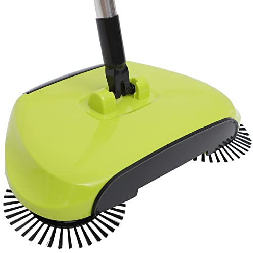 Garneck 3 1 Pfannenwender Handfeger Und Flachbesen Kehrmaschine Schieben Handfeger Besen Teppichreiniger Maschine Manueller Besen Tragbarer Besen Automatisch Den Teppich Fegen Rotieren