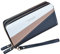 Diyafas Doppelter Reißverschluss Geldbörse für Damen Lange Portemonnaie Große Kapazität Geldbeutel Mädchen Clutch Handytasche mit Armband