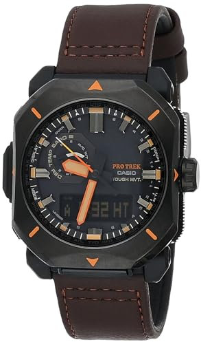 Casio Men's Pro Trek PRW-6900YL-5 Tough Solar Watch, Black, 44.8 mm., Modern
