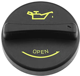 Create idea Auto Motoröl Tankdeckel 2651026620 2651026600 2651026610 Kompatibel mit Santa Fe Tucson Veloster Getz i10 i20 i30 i40 i800 iLoad H350 schwarz
