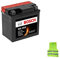 Compatible avec KTM EXC 4T 500 d'année 2012 à 2016 Batterie Bosch YTX5L-BS M6004 prête à l'emploi déjà chargée 4 Ah 12 volts 115 x 72 x 107 mm