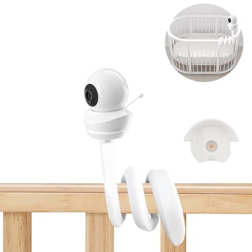 Derebir Babyphone Halterung Kompatibel mit für Babysense HDS2 /MaxView Baby Camera Flexible Babyphone Kamera Mount Halterung Stand