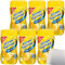 Gut&Günstig Zitronen-Teegetränk kalt oder heiß zu genießen 50% kalorienreduziert 6er Pack (6x400g Packung) + usy Block