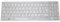 RTDPART Tastiera Portatile per Toshiba Satellite C55T-C-100 C55T-C-101 Italia Italiano IT Bianco Senza Cornice Nuovo