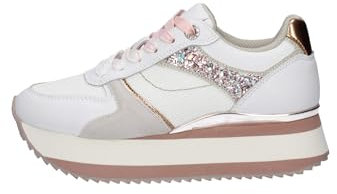 Lumberjack Lotus Sneaker Casual Platform Bianco/Rosa SWI0312-001 (Bianco Rosa, Sistema Taglie Calzature EU, Adulto, Donna, Numero, Media, 38)