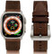 WestEagle Cinturino in pelle compatibile con Apple Watch da 49 mm, 46 mm, 45 mm, 44 mm, 42 mm, per uomo e donna, in vera pelle, vintage, per iWatch Series Ultra SE 10, 9, 8, 7, 6, 5, 4, 3, 2, 1