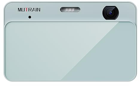 MUTRAIN Appareil Photo numérique Ouvert avec Miroir, Pratique de la Photographie 1080p, Vert, X10, 32G…