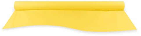 Hypafol Airlaid Tischdeckenrolle gelb I Papiertischdecke Rolle mit stoffähnlicher Eigenschaft, 1,20 x 24 m I Einweg Tischdecke für Biertische & mehr I Einmal Tischdecke ideal für Partys & Hochzeit