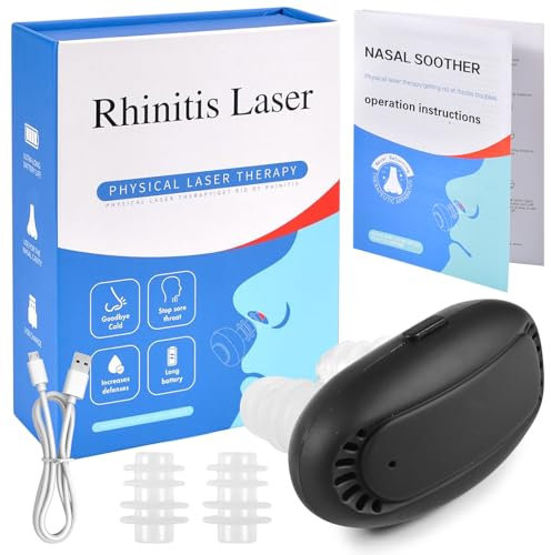 Rotlicht-Nasentherapie-Instrument,Rotlicht-Nasentherapiegerät,Rotlicht-Nasentherapie für Nase,Rhinitis-Behandlungsgerät,für Nas Nasenstau Atmung fördern Rhinitis lindern