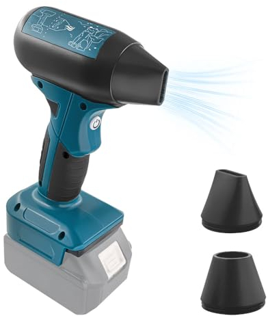 Soffiatore ad aria senza spazzole,per soffiatore a batteria Makita da 18 V,ventola a batteria da 18 V,ventilatore turbo a getto d'aria,compatibile con batteria,Makita,Home,Cars(Without battery)