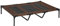 PawHut Raised Dog Bed Cooling Elevated Pet Cot with Breathable Mesh for Indoor Outdoor Use Brown, XX Large, 122 x 92 x 23cm