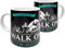 Liverpool Tasse Walk On Schwarz/Weiß/Aqua, 325 ml