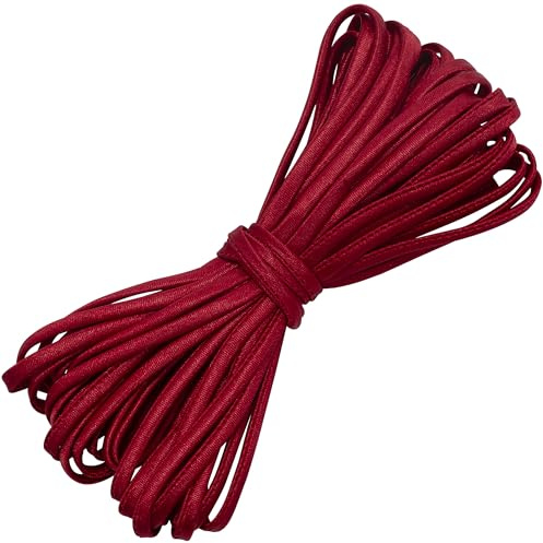AERZETIX - C77355 - Ersatzband 9 Meter x 5 mm für Korsett - aus natürlichem Material - Farbe Himbeerrot