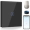 BSEED 40A Smart Interrupteur de Chauffe-Eau, Wifi Interrupteur de Chauffe-Eau avec Amazon Alexa and Google Home, Interrupteur avec Écran Tactile Noir(Neutre Nécessaire)