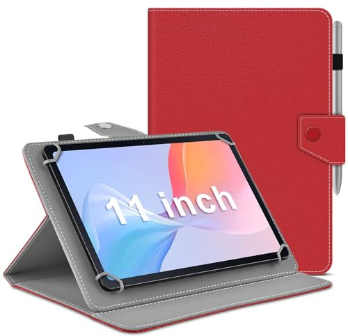 KATUMO Universel Coque Étui pour Toutes Les Tablettes 11 Pouces, Housse de Protection pour 11,1 Pouces Tablette, Case Cover en Cuir de Voyage, pour Tablettes 11-12 Pouces Android/iOS/Windows