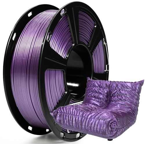GEEETECH PETG Filament 1,75mm Metall Violett, verbesserte Hochfestigkeit 3D-Drucker Filament, Glanzfinish, ±0,03mm Präzision-1kg Spule
