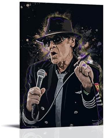 KNKncnv Udo Lindenberg Poster Dekorative Malerei Leinwand Wandkunst Wohnzimmer Poster Schlafzimmer Malerei,Wandkunst Bilddruck Moderne Familienzimmer Dekor 24x36inch(60x90cm)