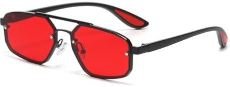 Long Keeper Retro Metall Doppelbrücken Pilot Kleine Blaulicht Filter Brille Herren Fashion Computerbrille UV400 Anti Blaues Licht Brille Quadratische