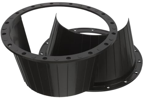 VALICLUD Speaker Adapter Ring 6,5 Pollici Nero in Plastico 2 Pezzi | Protezione Casse Acustiche, Copertura Speaker e Protezione Altoparlanti per Auto, Anello per Altoparlante in Montaggio