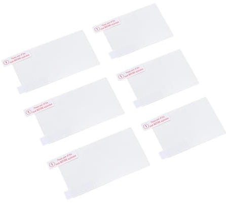 Juego de Protectores de Pantalla 3DS Protectores Superiores e Inferiores Antideslumbrantes de Alto Rendimiento para Consola de Juegos, para Portátil 3DS - Película PET Transparente HD y