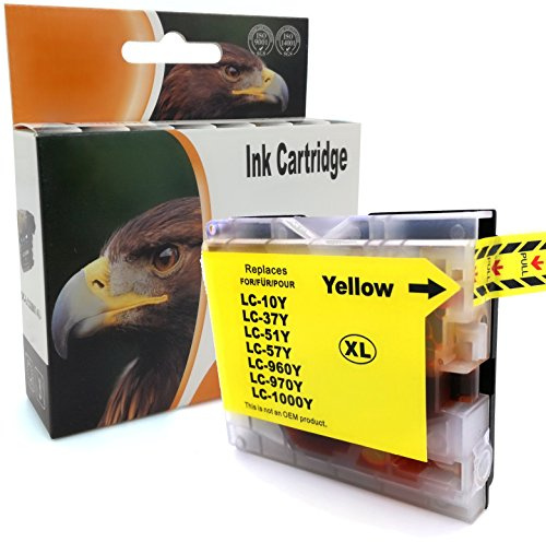 Druckerpatrone Yellow kompatibel mit Brother LC-1000 DCP 130 330 350 357 540 560 680 750 770 FAX 1355 1360 1460 1560 MFC 240 3360 350 440 465 5460 5480 5860 660 680 845 885