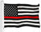 G128 thin red line flag 150d polyester us-printed flag 3x5 ft messingösen indoor/outdoor - viel dicker haltbarer als 100d 75d polyester