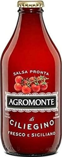 AGROMONTE Conf. da 6 di Salsa Pronta di Pomodoro Ciliegino Agromonte 330 g Conf. da 6