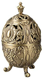 Feyarl Incense Burner Metal Frankincense Insence Burner Holder, ideal for Spa Yoga and Aromatherapy