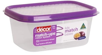 Décor MATCH-UPS BASICS OBLONG PURPLE 500ML