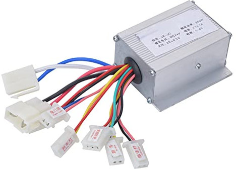 Demeras Controller per spazzole per Scooter Elettrico Controller per spazzole per Motori 24V 500W per per Scooter elettrici