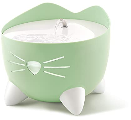 Catit Pixi Trinkbrunnen für Katzen, 2,5L, mintgrün, 1 Stück (1er Pack)