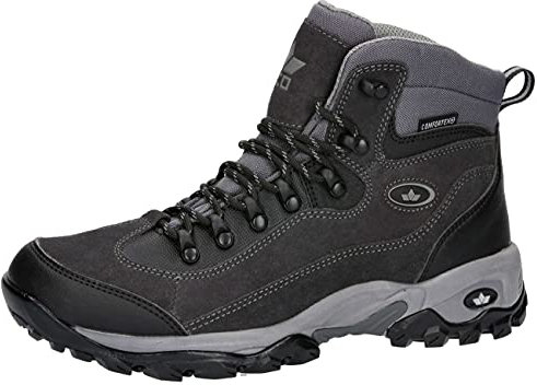 Lico Herren Milan High Traillaufschuh, Anthrazit Grau, 45 EU