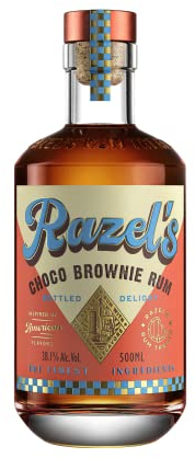 Razel’s Choco Brownie Rum, Karibik Rum trifft auf fluffige Brownies! 500ml flüssiges Dessert