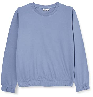 NAME IT Mädchen Nkftulena Ls Unb Noos Sweatshirt, Wild Wind, 122-128 EU