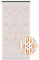 HERSIG - Cortina Puerta Exterior | Cortina de Tiras de Madera de 200 x 90 cm de Instalación Sencilla - Diseño Zig Zag Claro