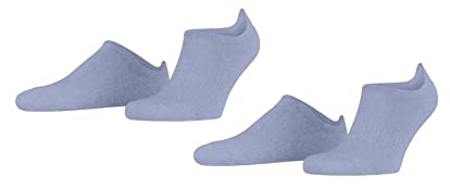 ESPRIT Damen Active Basic 2-Pack W SN Baumwolle kurz einfarbig 2 Paar Sneakersocken, Blickdicht, Mehrfarbig (Sortiment 0050), 39-42 (2er Pack)