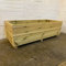 Cutncraft Designs Large Solid Wooden Patio Planter Herb Trough 120cm long