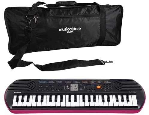 Kit Tastiera Scolastica 44 Tasti SA-78 con Borsa Protettiva - Ideale per Bambini e Studenti - Creato da MusicalStore2005