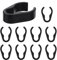 10pcs Microphone clip microphone mount mic clip cable holders cable clip microphone speaker mic mount wire rope tube microphone stand pole cord clip electric wire plastic Organizer