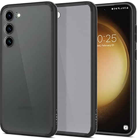 Spigen Ultra Hybrid Hülle Kompatibel mit Samsung Galaxy S23 5G -Frost Black