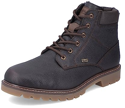 Rieker Herren Schnürstiefeletten 38842, Männer Stiefeletten,Booties,halbstiefel,Kurzstiefel,uebergangsschuhe,braun (25),44 EU / 9.5 UK