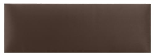 DecoNest Wandkissen, Wandpolsterung, Wanddekoration, Bettkopfteil, 3D-gepolstertes Wandpaneel 100 x 20 cm Braun
