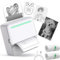 kazazoo Mini imprimante Thermique, imprimante Etiquette autocollante, Portable imprimante Stickers pour Notes, Images, Photos, journaux (avec 2 Rouleaux de Papier)