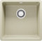 Evier Cuisine en Granit Beige 46x44cm, Lavabo 1 bac + Kit de Vidage, Évier à Encastrer au meuble 50cm - Venise Slim Easy de Primagran