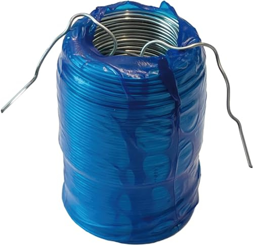 UTILIA Matassina Filo di Ferro Zincato mm. 1,0, 75 Matasse di gr. 330, Avvolta in Pellicola Termoretrabile, con Due Capi, Legatura, Resistente, Versatile e Pratica, Perfetta per Ogni Progetto